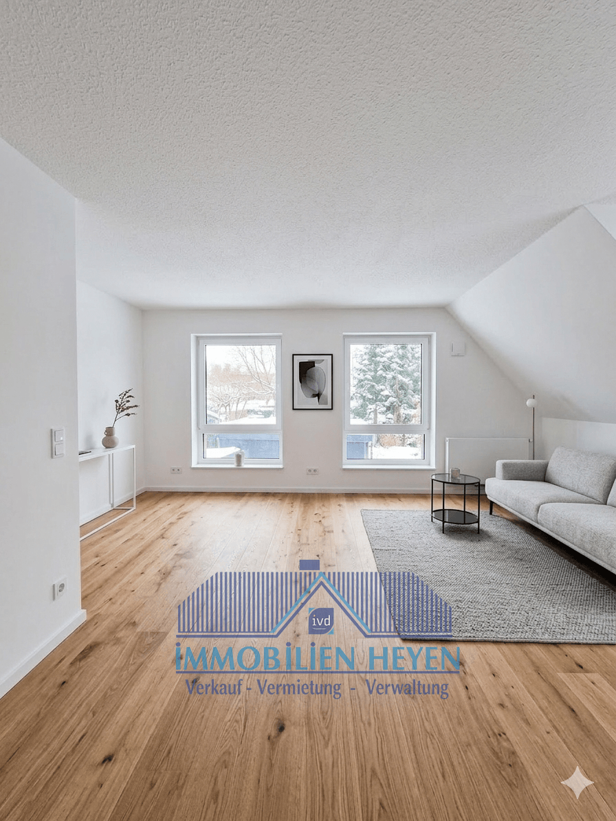 Neubau-Erstbezug: Energieeffiziente 3-Zimmer-Obergeschosswohnung mit Balkon (KfW 40)